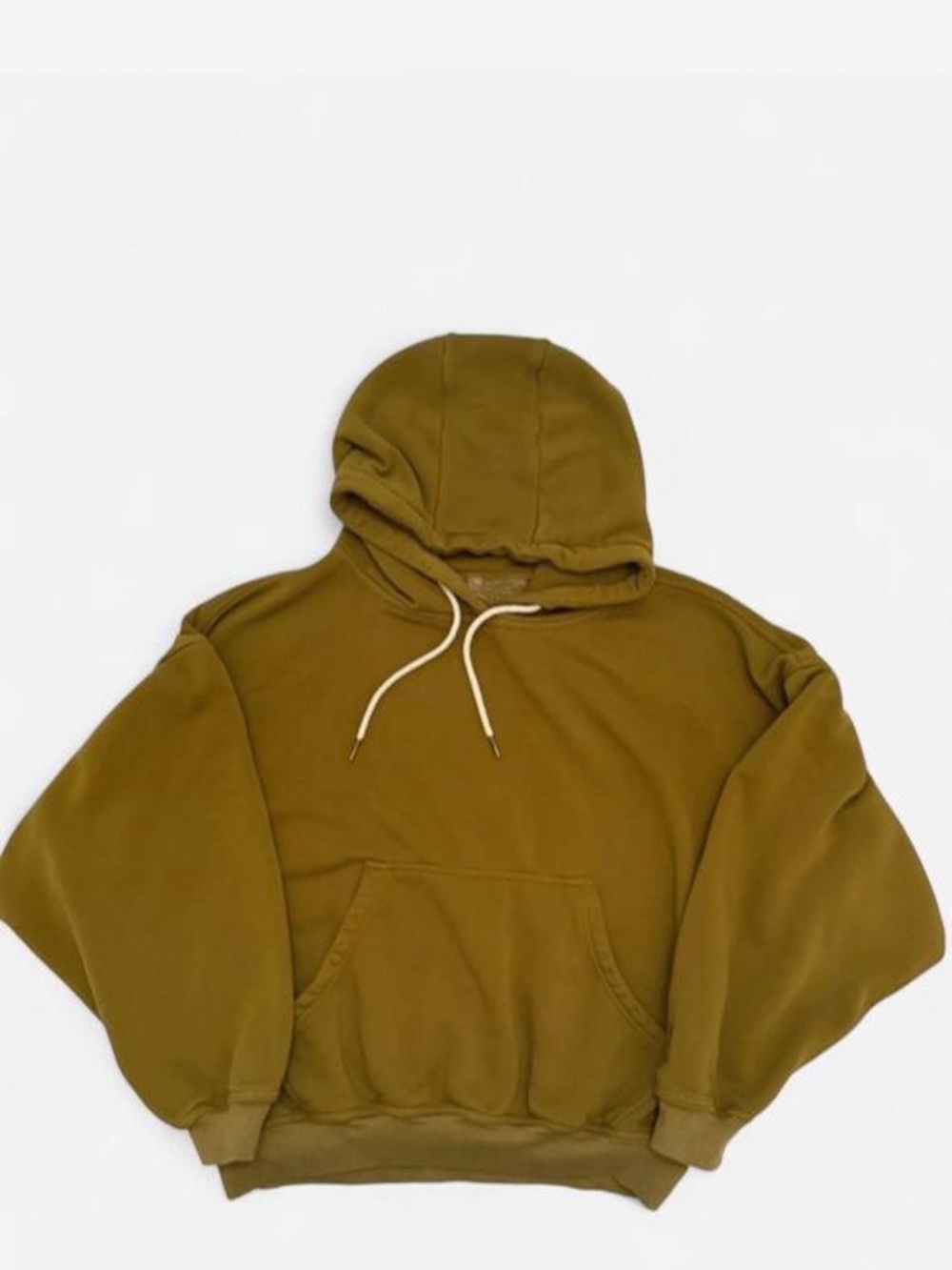 Free People NWOT Olive Green Hooded Sweatshirt - Final Call Pullover Hoodie
